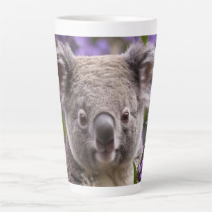 Lila Jacaranda Koala Bear, Milchtasse