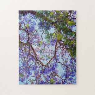 Lila Jacaranda Tree OIL-Malerei,