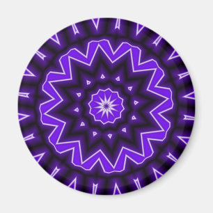 Lila Kaledoskop Magnet