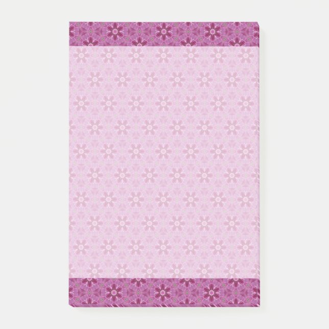 Lila Kaleidoskop-klebrige Anmerkungs-Auflage Post-it Klebezettel (Vorderseite)