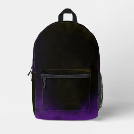 Lila Kante Bedruckter Rucksack