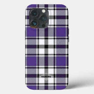 Lila Karierter Iphone-Fall HAMbWG Case-Mate iPhone Hülle