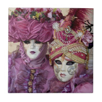 Lila Karnevalskostüm, Venedig