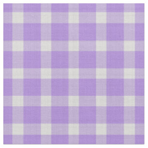 Lila Karo Gingham Stoff