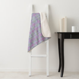 Lila Karo-Harmonie  Sherpadecke