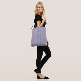 Lila Karo-Harmonie  Tasche