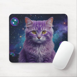 Lila Katzen-Mauspad – Perfektes Geschenk für Katze Mousepad