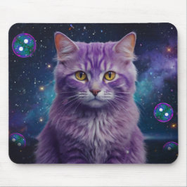 Lila Katzen-Mauspad – Perfektes Geschenk für Katze Mousepad