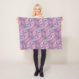 Lila Keilblanke 5 Fleecedecke