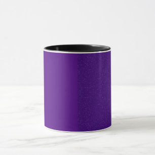 Lila Keramik-Tasse in geteilter Textur - individue Tasse
