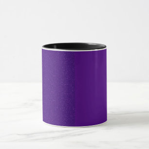 Lila Keramik-Tasse in geteilter Textur - individue Tasse