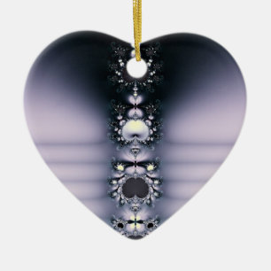 Lila Kette Keramik Ornament