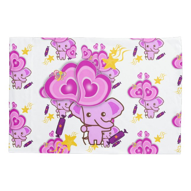 Lila Kissenhalter Kissenbezug (Rückseite)