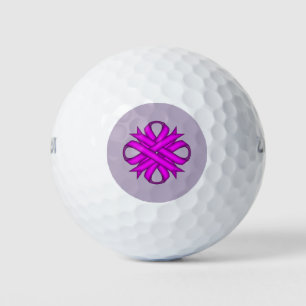 Lila Kleberband von Kenneth Yoncich Golfball