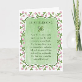 Lila Klee | St Patrick's Day Irish Sessing Karte