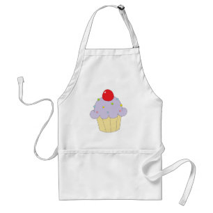 Lila kleiner Kuchen Schürze