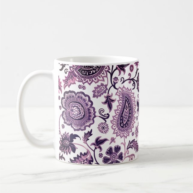 Lila kluge Tasse (Links)