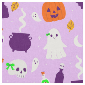 lila kokette halloween süße Schleife Schädel Geist Stoff
