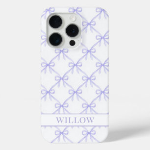 Lila Kokette Wasserfarben-Schleifen Case-Mate iPhone Hülle