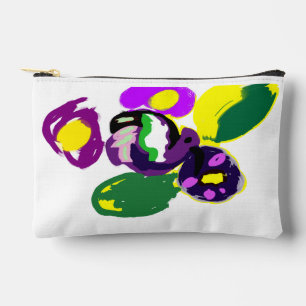 Lila Kolibri und Blumen Zubehörtasche