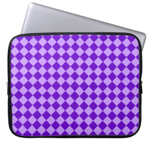 Lila Kombination Diamantmuster von STaylor Laptopschutzhülle
