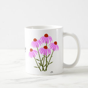 Lila Konferenzteilnehmer Kaffeetasse