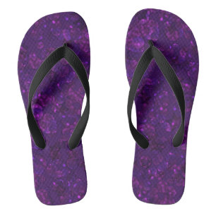 Lila Konfetti Flip Flops