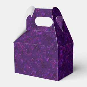 Lila Konfetti Geschenkschachtel