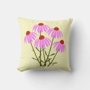 Lila Kornblumen Kissen
