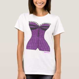 Lila Korsett T-Shirt