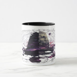 Lila kosmischer Obelisk Okkult Dunkle Kunst Tasse