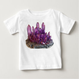 lila Kristall Baby T-shirt