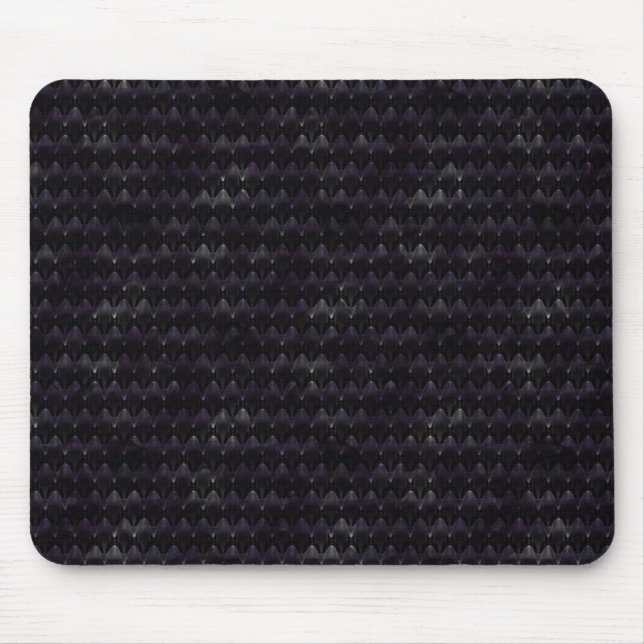 Lila Kristallalien-Haut Mousepad (Vorne)