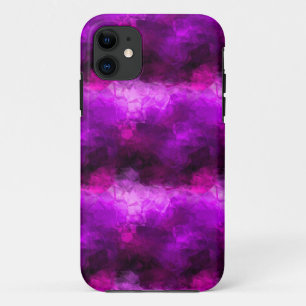 Lila Kristalle Case-Mate iPhone Hülle