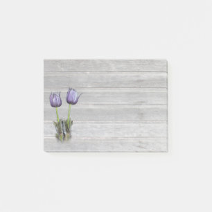 Lila Krokus-Grasland-Blume Post-it Klebezettel