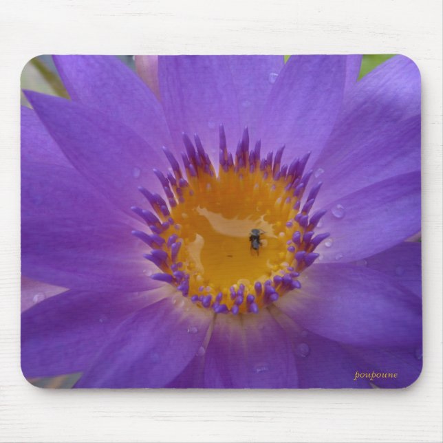 lila Krone Mousepad (Vorne)