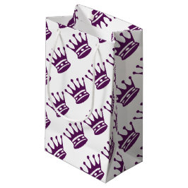 Lila Kronen-Geschenk-Verpackung Kleine Geschenktüte