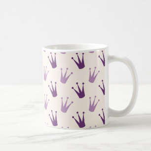 Lila Kronen-Tasse Kaffeetasse