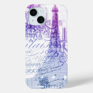 lila Kronleuchter aus Perleneiffelturm Case-Mate iPhone Hülle