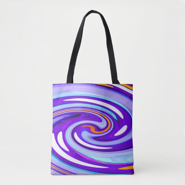 Lila Kunstmode Tasche (Vorderseite)