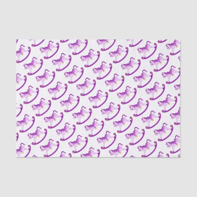 Lila Kunstpapier Seidenpapier (Vorderseite)