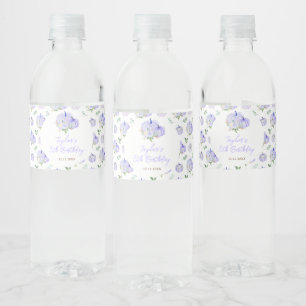 Lila Kürbisse Florale Geburtstagsfeier