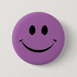 Lila Lächeln Button