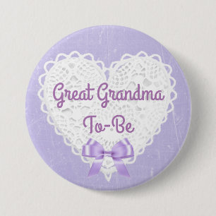 Lila Lacy großes Großmutter-Zu-Ist Button