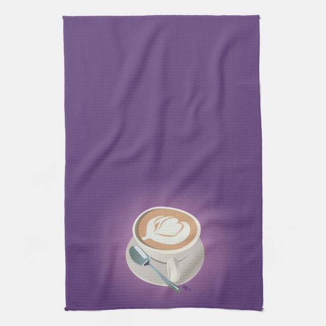 Lila Latte Tuch (Vertikal)
