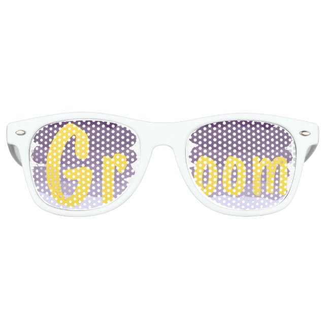 Lila Lavendel Aquarellbrasse Sonnenbrille (Vorderseite)