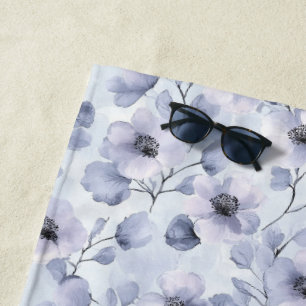 Lila Lavendel-Blume Strandtuch
