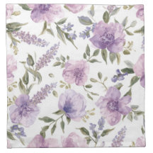Lila Lavendel Blumen-Wasserfarbe Botanisch