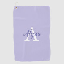 Lila Lavendel Monogram Script