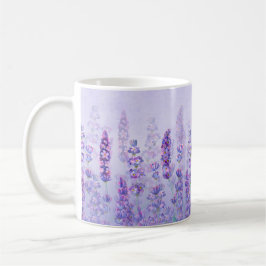 Lila Lavendel Niedlich Ästhetische Wasserfarbe Kaffeetasse
